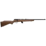 Savage Arms SAV MKII-G rifle, right-side view with brown wood stock, black barrel and magazine