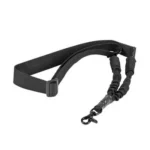 NcStar Vism By Ncstar Single Point Bungee Sling, black sling with padded strap and metal hook