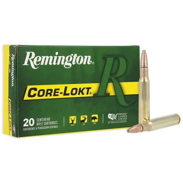 Remington Arms Co. Inc. Remington Core-Lokt Rifle Ammunition .30-06 Sprg 150 gr PSP 2910 fps 20/ct