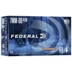 Federal Cartridge Co. Federal Power-Shok Rifle Ammunition 7mm-08 Rem 150 gr SP 2650 fps - 20/ct