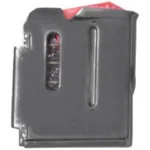 Savage Arms MAG SAV 93 SER, grey magazine in angled side view with red follower