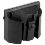 Pearce Grip Frame Insert in black, close angled view showing molded tabs