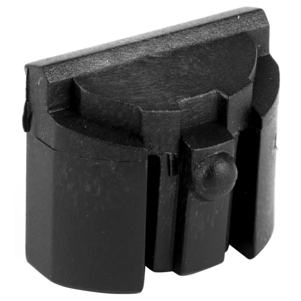 Pearce Grip Frame Insert in black, close angled view showing molded tabs