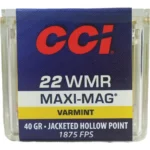 CCI Ammunition CCI MAXI-MAG 22WMR HP 50/2000