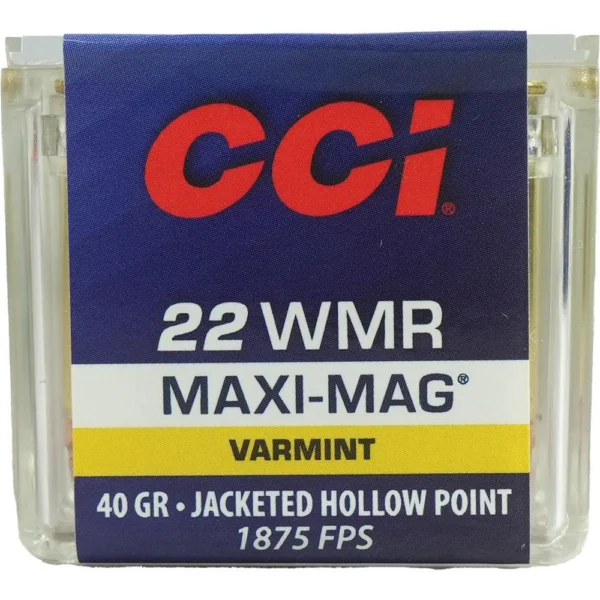 CCI Ammunition CCI MAXI-MAG 22WMR HP 50/2000
