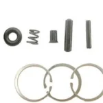 CMMG AR-15 Bolt Rehab Kit, assorted black and silver springs, pins and rings laid out