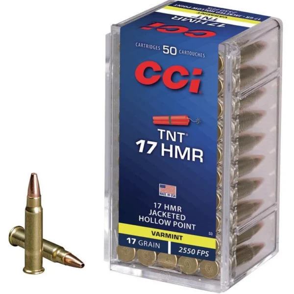 CCI Ammunition CCI 17HMR 17GR TNT HP 50/2000