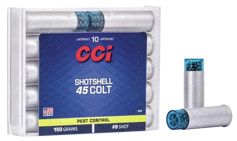 primary-49201 CCI Handgun Shotshells .45 Colt 150 gr #9 shot 1000 fps 10/ct