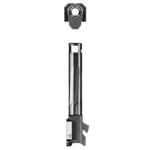 RADIAN AFTRBRNR RMJT RUGER RXM BLACK, black barrel and compensator shown separately