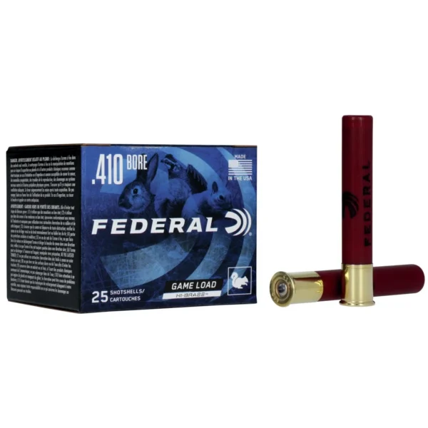 Federal Cartridge Co. Federal Game-Shok Upland Hi-Brass Load Shotshells .410 ga 3" 11/16 oz 1135 fps #7.5 25/ct