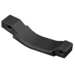 MAGPUL Aluminum Enhanced Trigger Guard, angled view of black curved guard with mounting holes