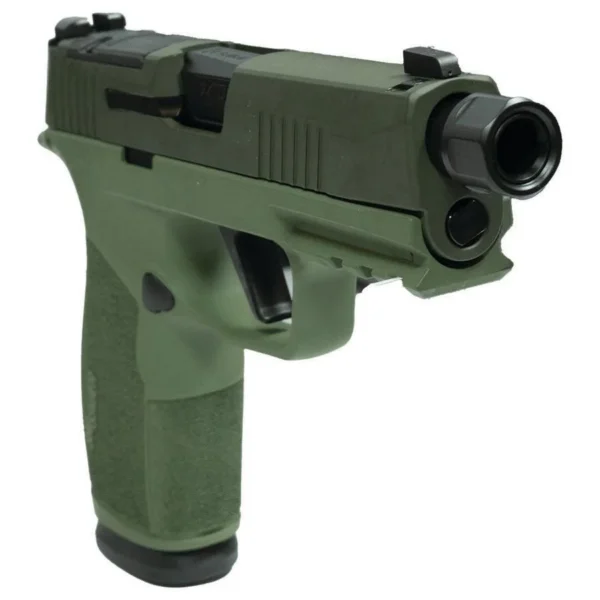 Sig Sauer P365 XMacro Handgun 9mm Luger 17rd Magazines (2) 3.7" Threaded Barrel Two Tone Green TB