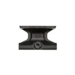Reptilia DOT Mount for Aimpoint Micro, black side view with mounting screw and raised optic platform