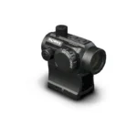 Konus Sight-Pro Nuclear Red Dot Dual Riser in matte black, angled front view with control knobs