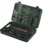 WEAVER GUNSMITH TOOL KIT ADVANCED in an open black case with bits, drivers and hammer