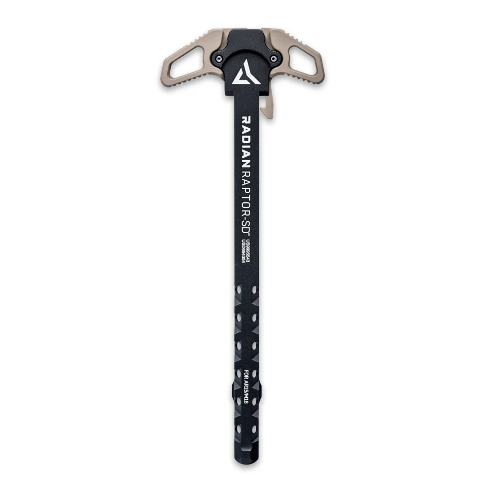 primary-49343 Radian Weapons Raptor SD AR-15 Charging Handle FDE Ambi