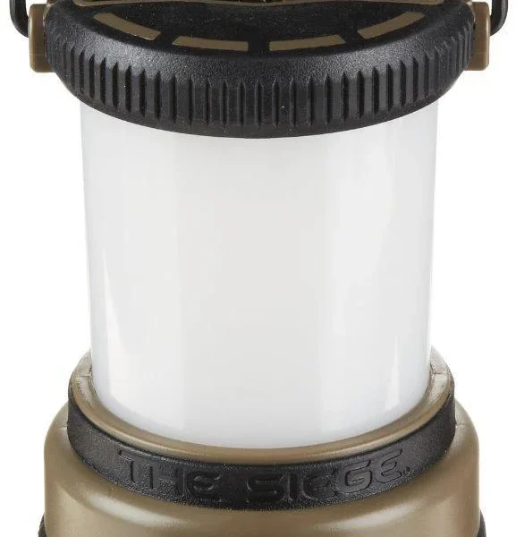 Streamlight Siege lantern in bronze and black with white diffuser, front button and raised handle