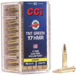 CCI Ammunition CCI 17HMR 16GR TNT GREEN 50/2000