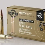 Prvi Partizan PPU .223 REM MATCH 75GR HPBT 20/1000