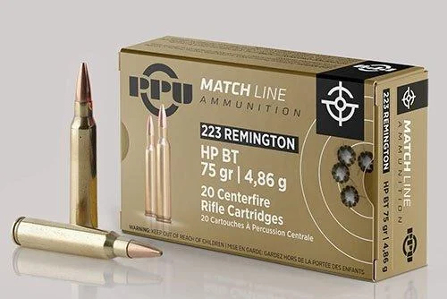 Prvi Partizan PPU .223 REM MATCH 75GR HPBT 20/1000