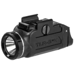 Streamlight TLR-3X black front-left view with round light bezel and rail mount