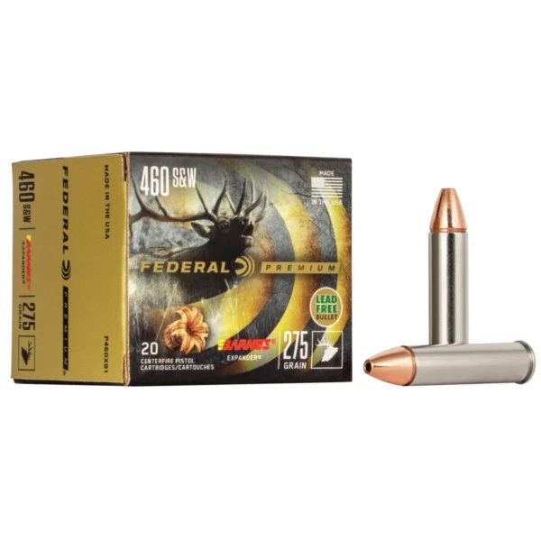 Federal FED PRM 460S&W 275GR BRNS EXP 20/200