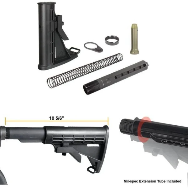 Leapers Inc. Leapers UTG PRO Made in USA 6-Position Mil-spec Stock Assembly