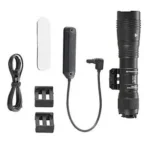 Streamlight ProTac 2.0 Rail Mount, black long gun light with switch, cable and mounts