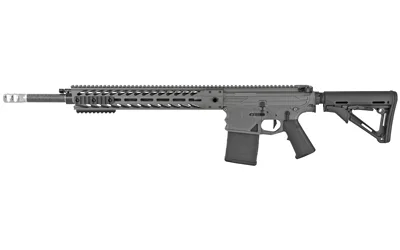 NEMO XO Carbon, black and gray right-side view with ventilated handguard and adjustable stock