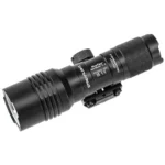 Streamlight ProTac Rail Mount 1L-X, black angled side view with textured body and rail mount