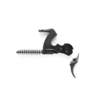 Timney Marlin 336/1894/1895 trigger, black side view with hammer, curved trigger and spring