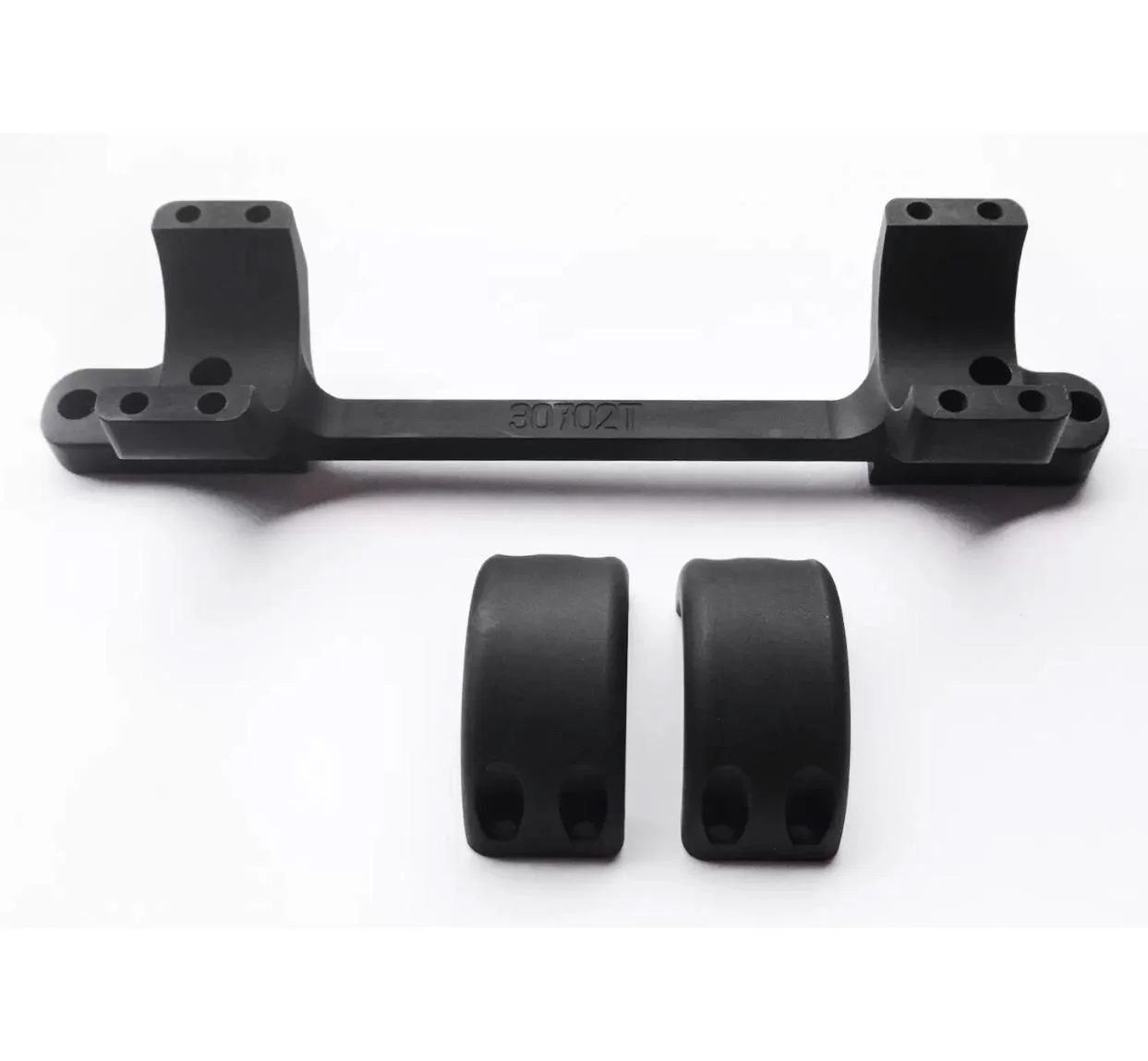 primary-49601 Dnz Products Llc DNZ Game Reaper Remington 700 Long Action Rifle Scope Receiver Mount 30mm High L/A - Black