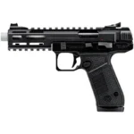 Beretta B22 Jaguar SAO Handgun, left-side view in black with ventilated barrel shroud and textured grip