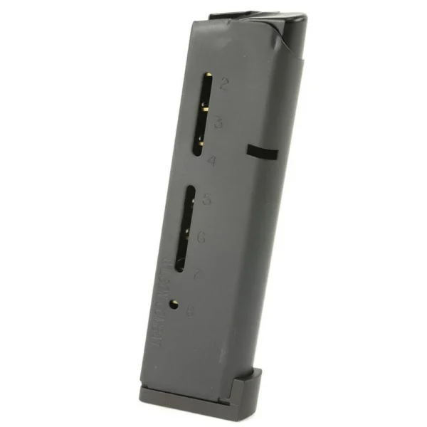 Wilson Combat Series 47 for 1911 Magazine, dark metal magazine with aluminum base pad