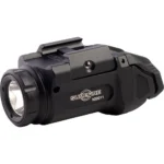 SureFire XC3-Sub-A black weapon light, angled front view with round lens and top mounting rail