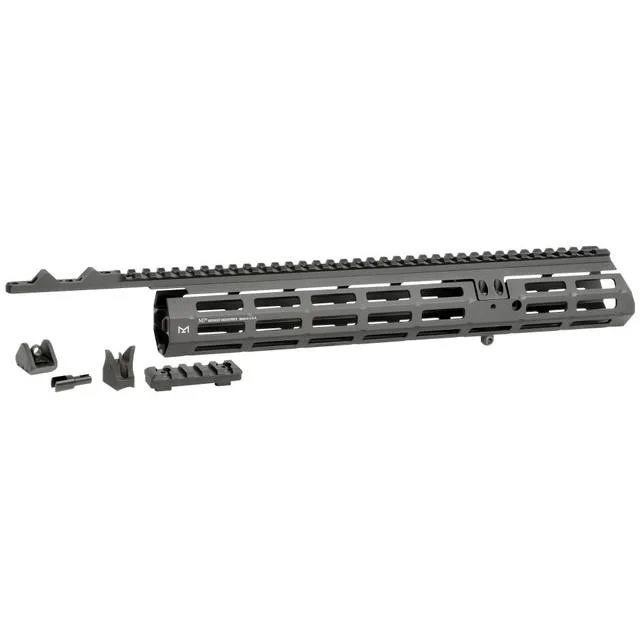 primary-49668 Midwest Industries Marlin 1894 Extended Sight System, black handguard and rail with mounting parts
