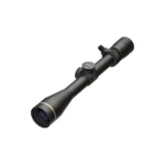 Leupold VX-3HD rifle scope in matte black, angled side view with adjustment turrets