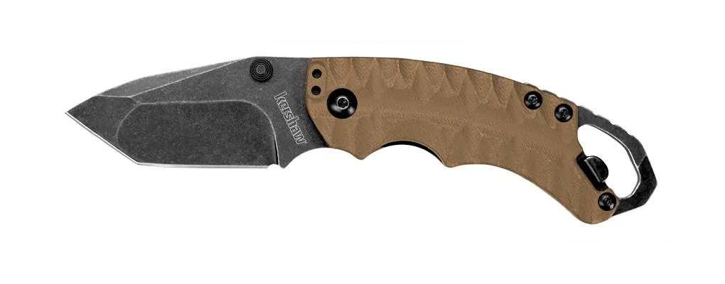 primary-49691 Kershaw Knives Kershaw Shuffle II Knife - Tan / Tanto
