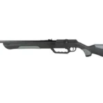Crosman Vapor Max, black and gray left-facing side view with pump forearm and open sights