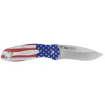Kershaw Knives Kershaw Blur Folding Knife 3-2/5" Drop Point Blade USA Flag