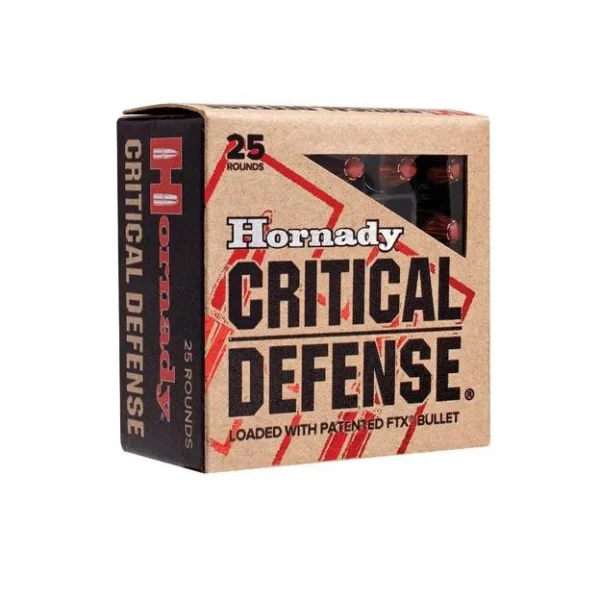Hornady Mfg Hornady Critical Defense Handgun Ammo .357 Mag 125 gr FTX 1500 fps 25/ct