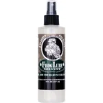 FrogLube Solvent Spray, translucent bottle with black label and pump sprayer, front view