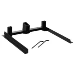 AOB Caldwell Ultimate Steel Target Stand, black metal stand with two loose pins