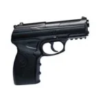 CROSMAN C11 .177 BB 20RD 480FPS BLK, black pistol in left-side view