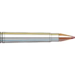 Hornady OUTF 375H&H 250GR CX, cartridge shown in side view with red polymer tip