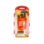 SHOOTERS CHOICE 20GA CLEANING KIT in red and clear case, front view