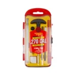 SHOOTERS CHOICE .270 CAL CLNG KIT in red and clear case, front view