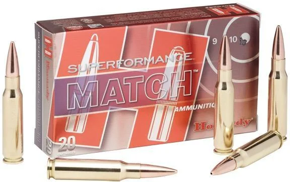 Hornady Mfg Hornady Superformance Match Rifle Ammunition .223 Rem 75 gr BTHP 2930 fps 20/ ct