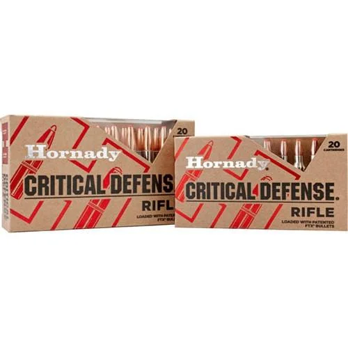 Hornady Mfg Hornady Critical Defense Rifle Ammunition .223 Rem 55 gr FTX 20/ct