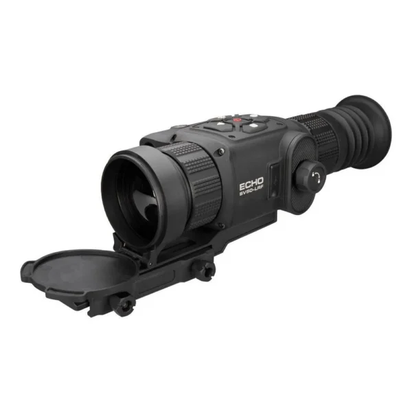 Sig Sauer Echo SV50-LRF Thermal Sight black, right-side view with eyecup and rail mount
